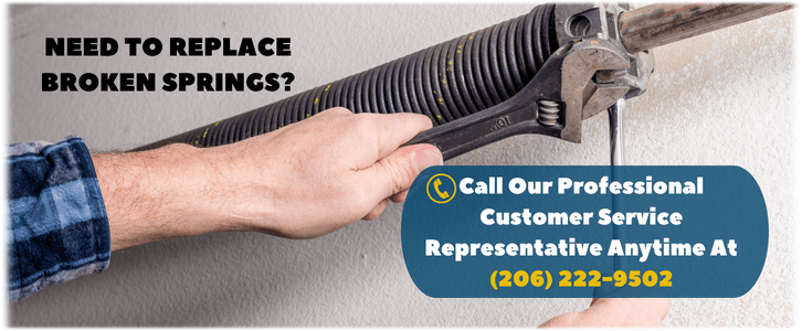 Broken Garage Door Spring Repair Seattle WA